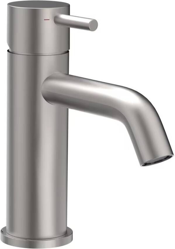Xenz Wastafelkraan Duero | Opbouw | Mengkraan | Standaard model | Inox (rvs look)