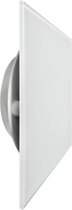 Xiomara Feel Good ventilatierooster glas 2 stuks vierkant 15x15 cm wit