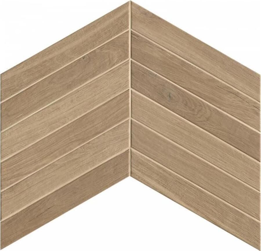 Fap Ceramiche Fapnest Vloer- en wandtegel | 7.5x45 cm | Houtlook | Mat Beige