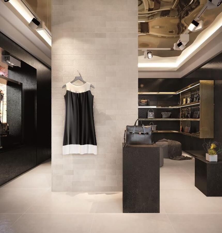 Fap Ceramiche wand- en vloertegel 60x60cm 10mm Vierkant gerectificeerd Natuursteen look Wit mat SW0731201-4 - Foto 2