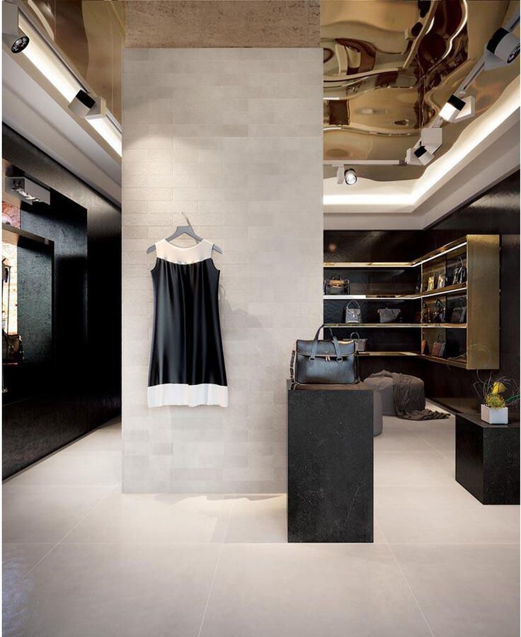 Fap Ceramiche Maku Vloer- en wandtegel | 80x80 cm | Gerectificeerd | Natuursteenlook | Mat Wit