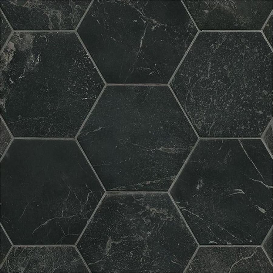 Fap Ceramiche Roma Vloer- en wandtegel | 22x25 cm | Marmerlook | Mat Antraciet