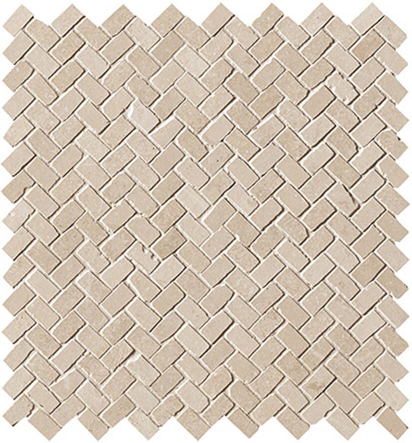 Fap Ceramiche Maku Vloer- en wandtegel | 30x30 cm | Natuursteenlook | Mat Bruin