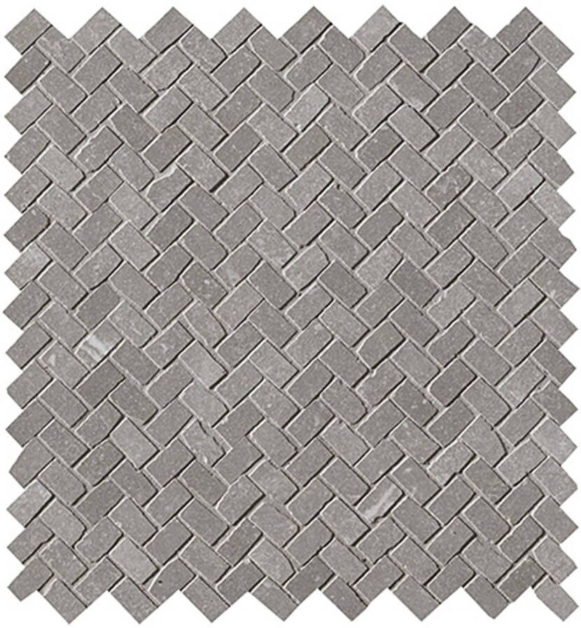 Fap Ceramiche Maku Vloer- en wandtegel | 30x30 cm | Natuursteenlook | Mat Grijs