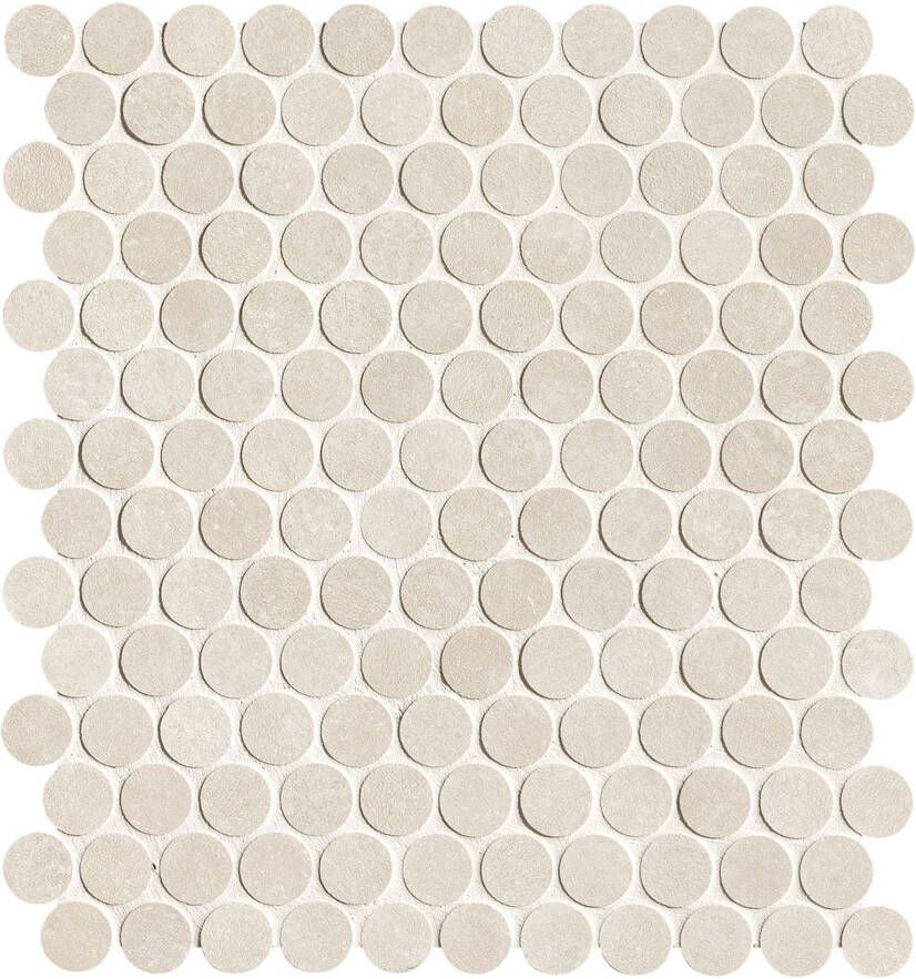 Fap Ceramiche Nobu Vloer- en wandtegel | 29x32.5 cm | Natuursteenlook | Mat Wit