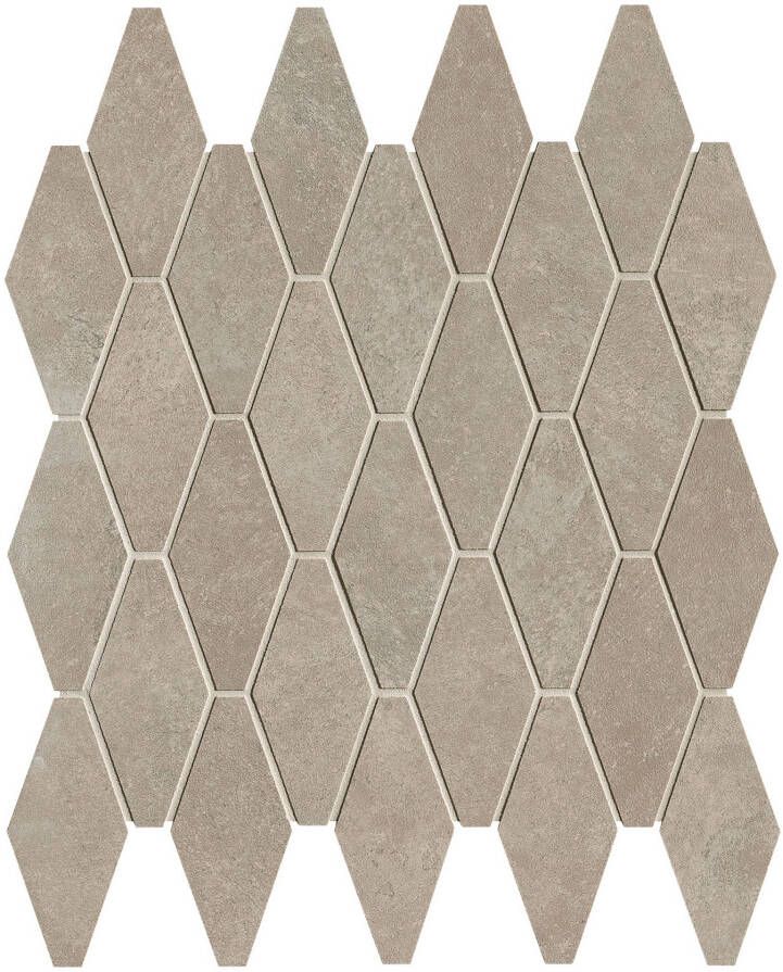 Fap Ceramiche Nobu Vloer- en wandtegel | 31x35.5 cm | Natuursteenlook | Mat Grijs