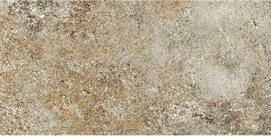 Fap Ceramiche Nobu Vloer- en wandtegel | 60x30 cm | Gerectificeerd | Natuursteenlook | Mat Bruin Grijs