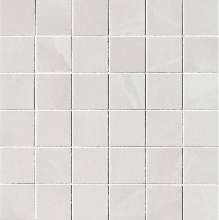 Fap Ceramiche Roma Gold Vloer- en wandtegel | 30x30 cm | Natuursteenlook | Gepolijst Wit