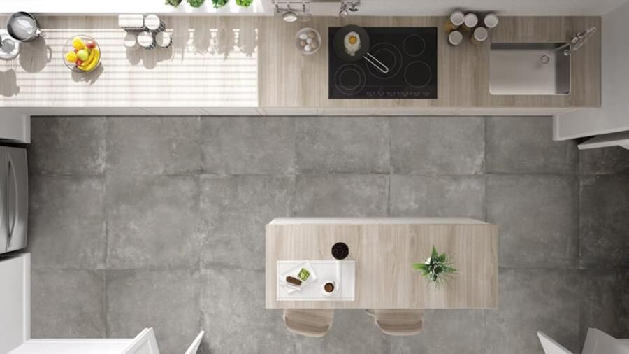 Flaminia Dream Grey vloertegel beton look 80x80 cm grijs mat