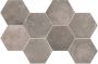 Flaviker Backstage Graphite Mosaico mozaiek hexagon 30x50 cm antraciet mat - Thumbnail 1