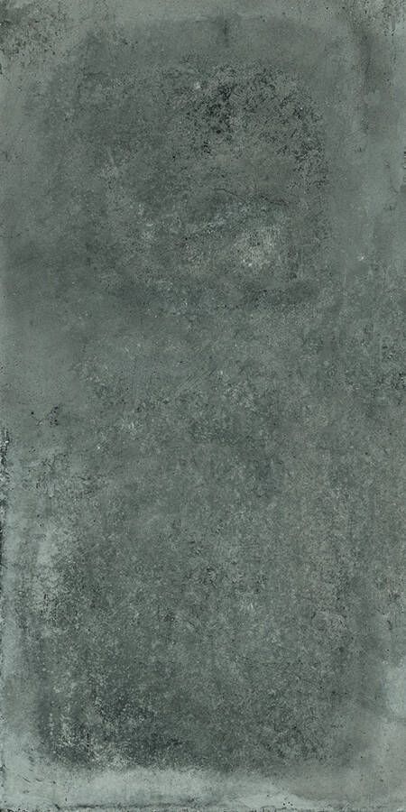 Flaviker Backstage Graphite vloertegel beton look 40x80 cm antraciet mat