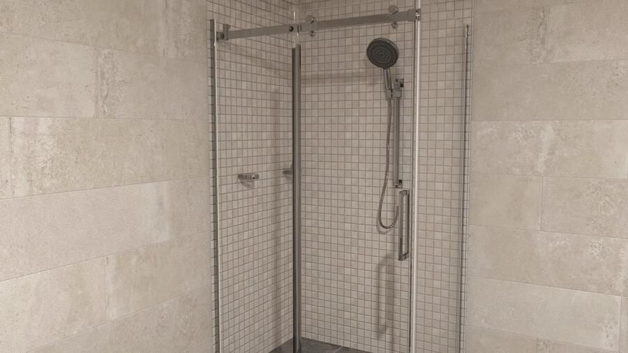 Flaviker Backstage Bisque Mosaico Quadretti mozaiek beton look 45x45 mm beige mat