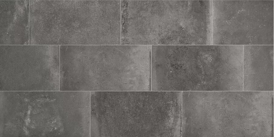 Flaviker Backstage Graphite vloertegel beton look 40x80 cm antraciet mat - Foto 3
