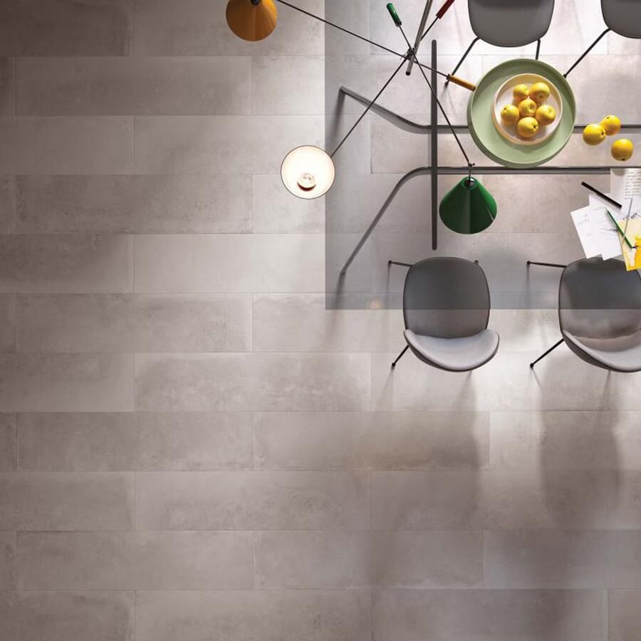 Flaviker Backstage Vloertegel | 60x120 cm | Gerectificeerd | Betonlook | Mat Beige