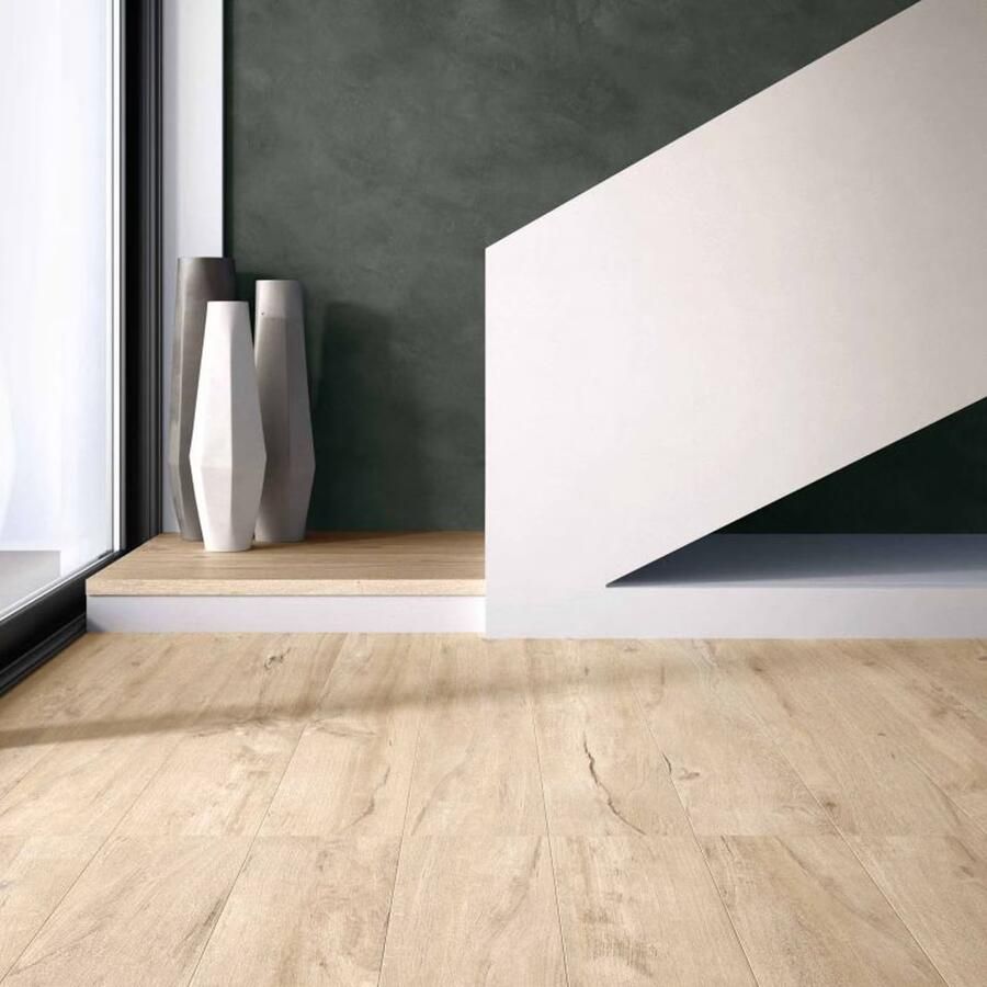 Flaviker Cozy Vloertegel | 26x200 cm | Gerectificeerd | Houtlook | Mat Beige - Foto 2