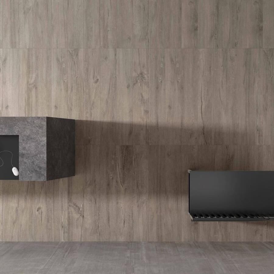 Flaviker Cozy Vloertegel | 20x120 cm | Gerectificeerd | Houtlook | Mat Bruin