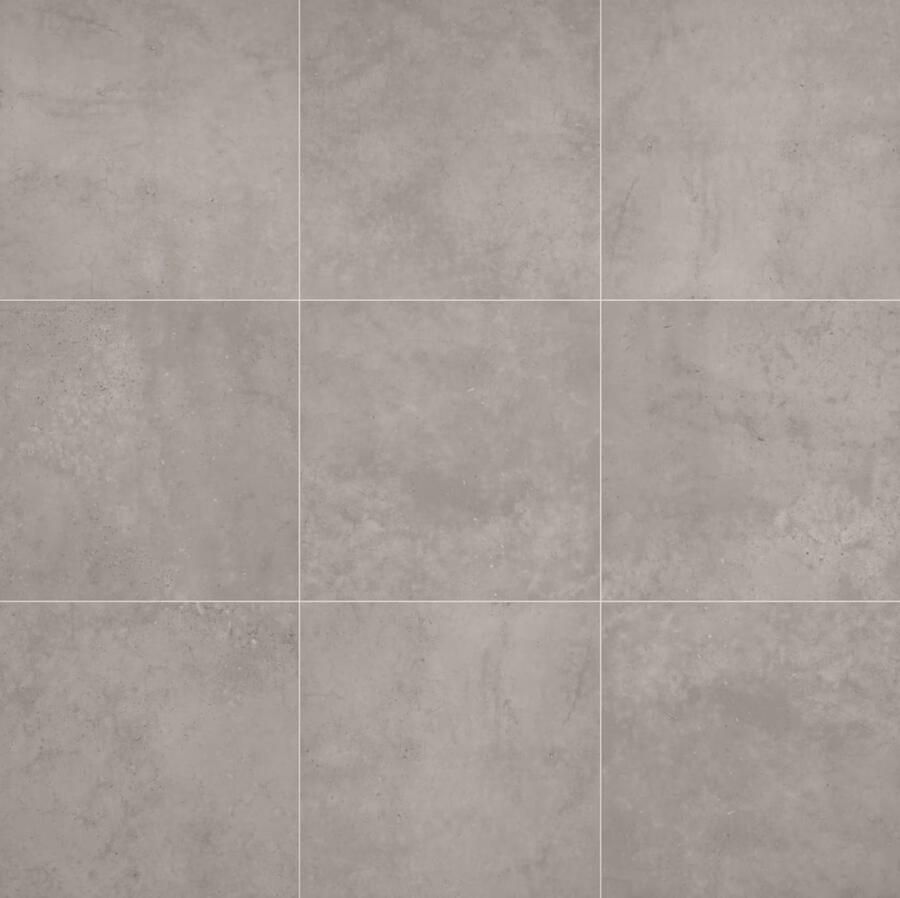 Flaviker Hyper Vloertegel | 60x60 cm | Gerectificeerd | Betonlook | Mat Grijs - Foto 4