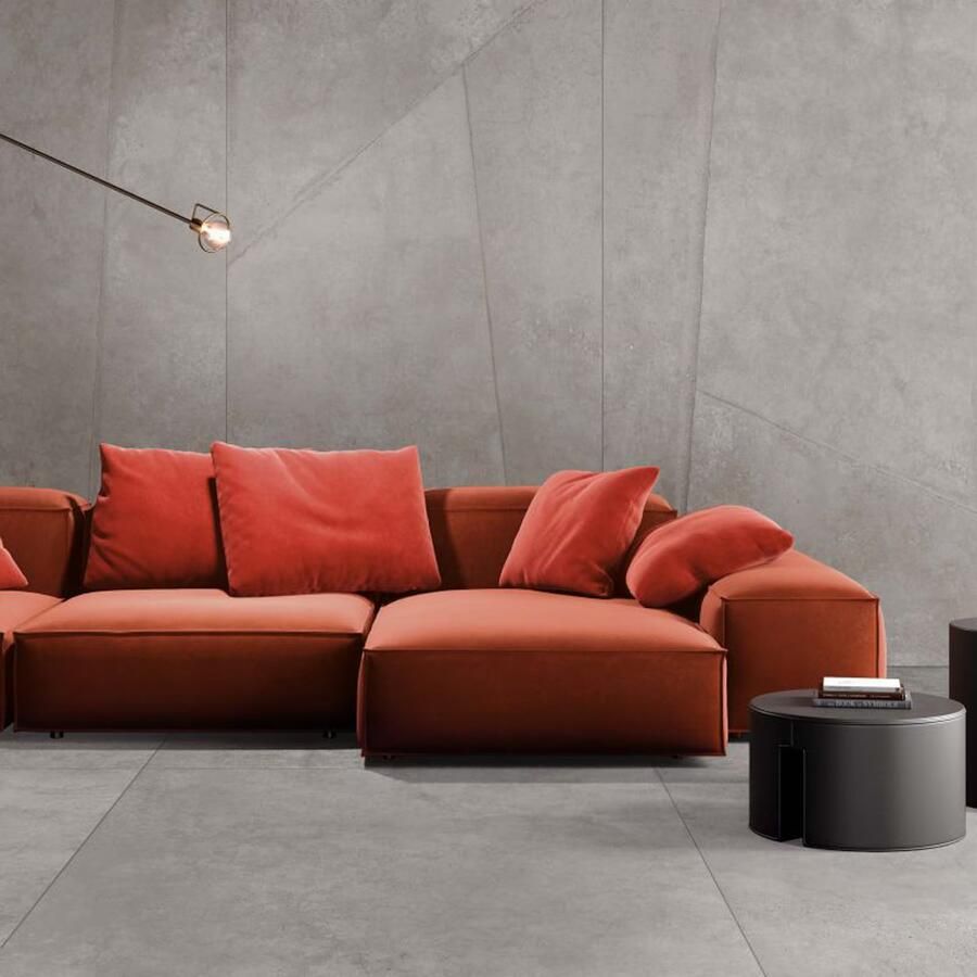 Flaviker Hyper Vloertegel | 120x120 cm | Gerectificeerd | Betonlook | Mat Grijs - Foto 3