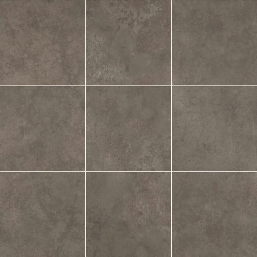 Flaviker Hyper Vloertegel | 80x80 cm | Gerectificeerd | Betonlook | Mat Bruin - Foto 4