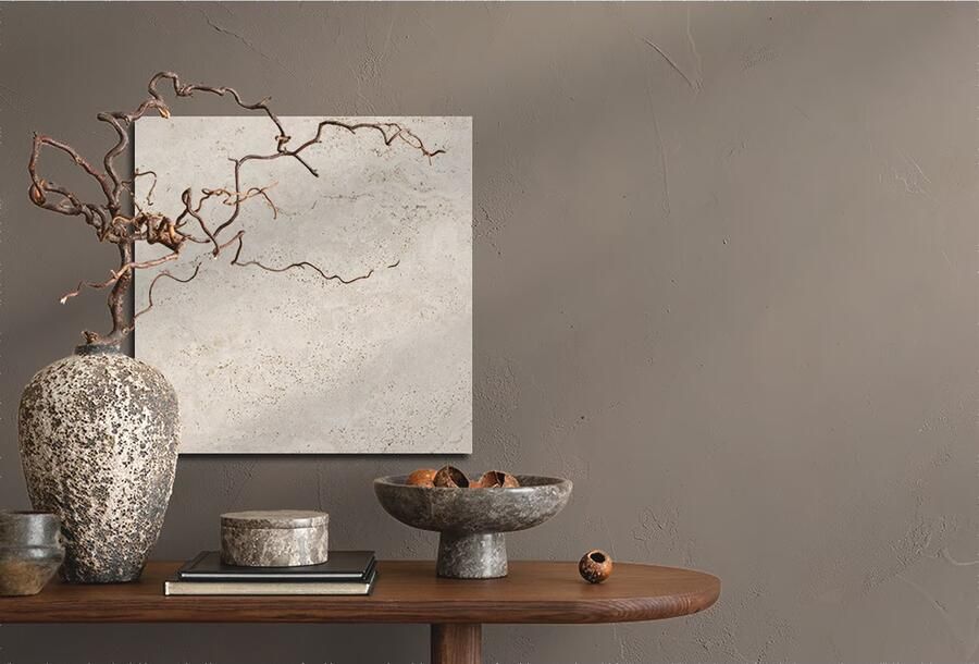 Flaviker Navona Vloertegel | 60x60 cm | Gerectificeerd | TRAVERTIN | Mat Beige - Foto 2