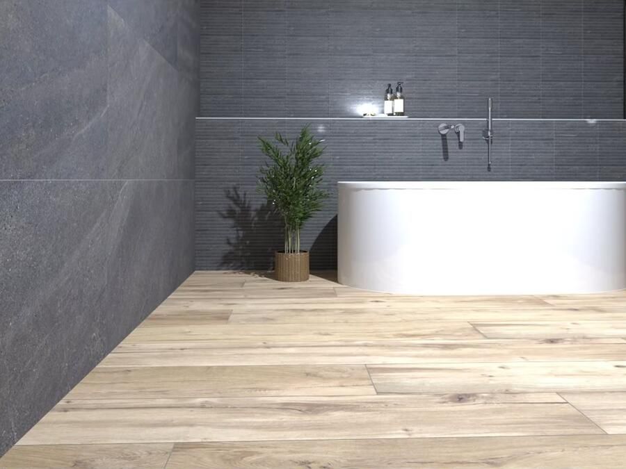 Flaviker Nordik Wood Vloertegel | 26x200 cm | Gerectificeerd | Houtlook | Mat Bruin - Foto 2