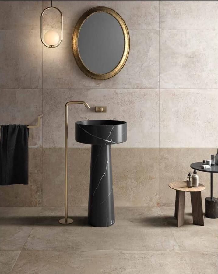 Flaviker Re-Tour Vloertegel | 60x120 cm | Gerectificeerd | Betonlook | Mat Ivoor - Foto 2