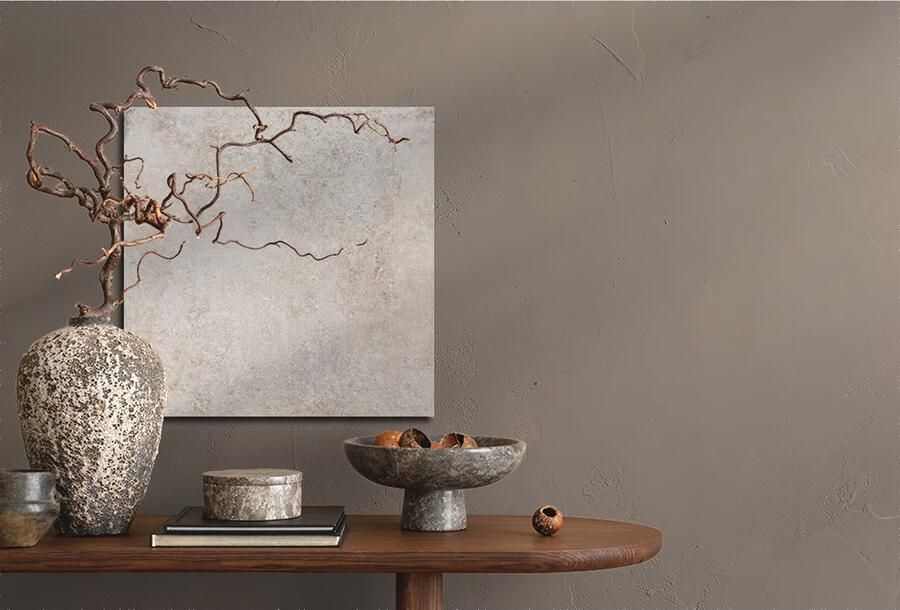 Flaviker Re-Tour Vloertegel | 60x60 cm | Gerectificeerd | Betonlook | Mat Ivoor - Foto 2