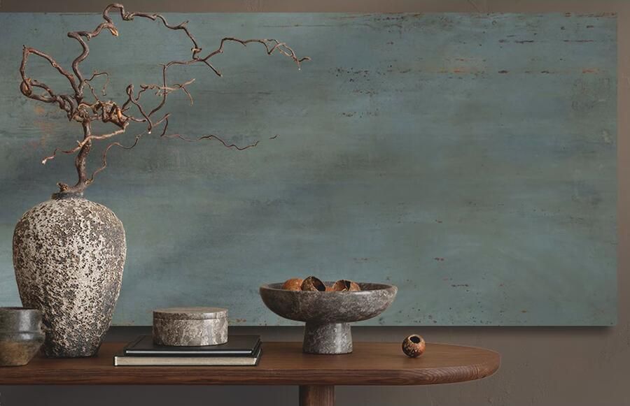 Flaviker Rebel Vloertegel | 60x120 cm | Gerectificeerd | Metallook | Mat Groen - Foto 2