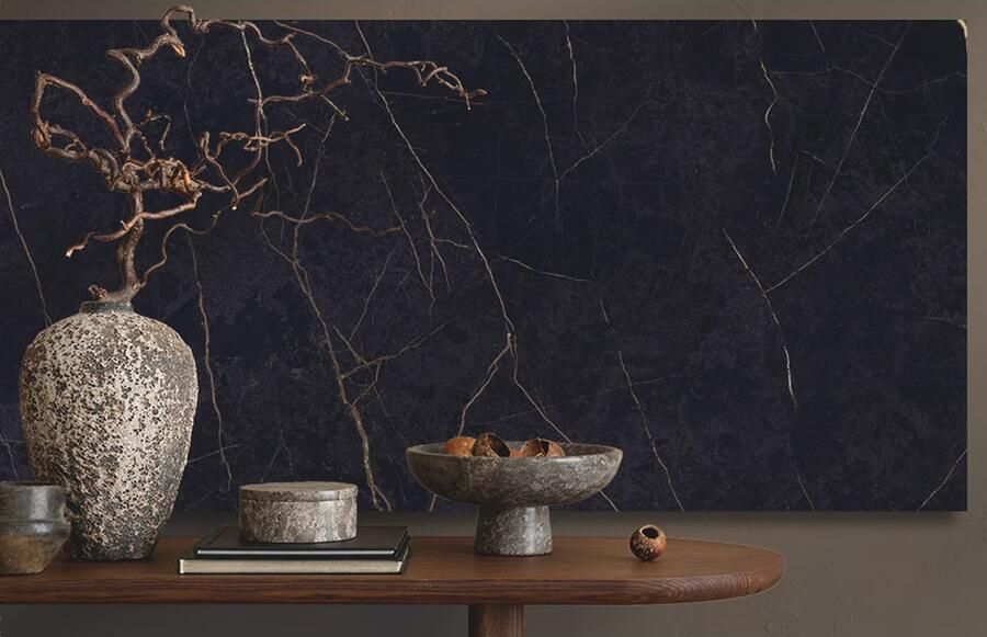 Flaviker Supreme Evo Vloertegel | 60x120 cm | Gerectificeerd | Marmerlook | Mat Zwart - Foto 2