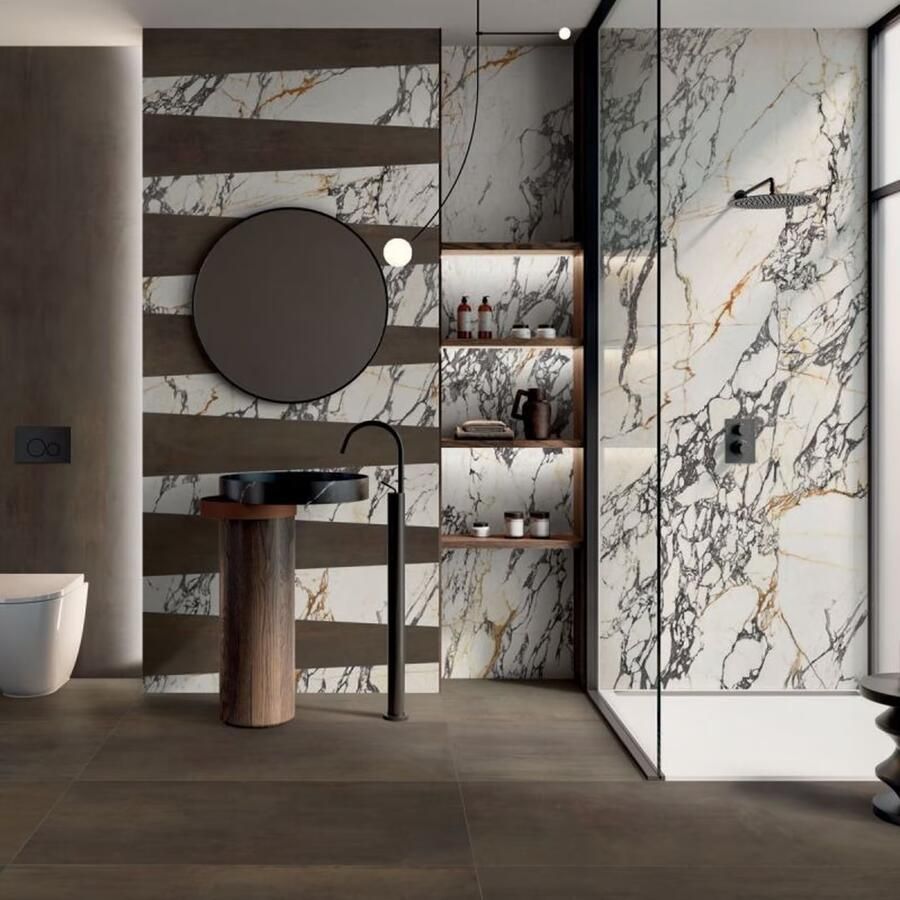 Flaviker Supreme Treasure Vloertegel | 60x120 cm | Gerectificeerd | Marmerlook | Mat Wit - Foto 2