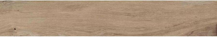 Flaviker Nordik Wood Vloertegel | 10x60 cm | Gerectificeerd | Houtlook | Mat Bruin