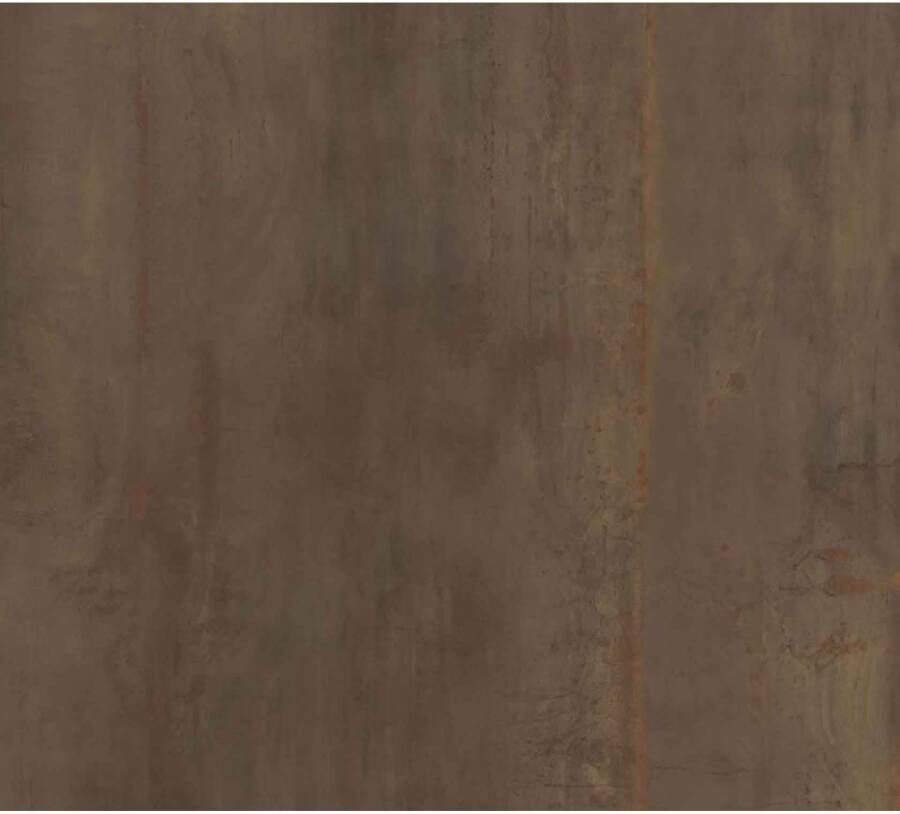 Flaviker Rebel Vloertegel | 80x80 cm | Gerectificeerd | Metallook | Mat Bruin