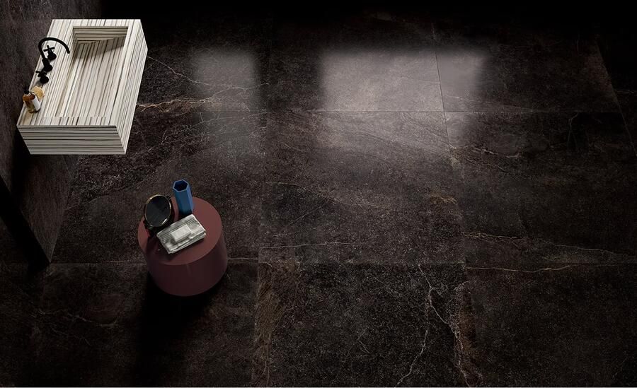 Fondovalle Planeto Vloertegel | 120x120 cm | Gerectificeerd | Natuursteenlook | Mat Bruin