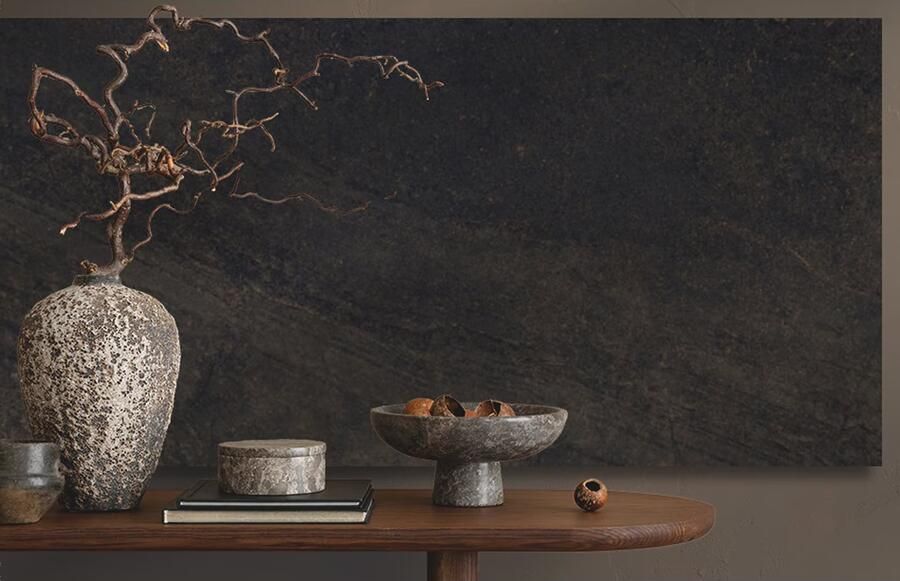 Fondovalle Planeto Vloertegel | 60x120 cm | Gerectificeerd | Natuursteenlook | Mat Zwart - Foto 2