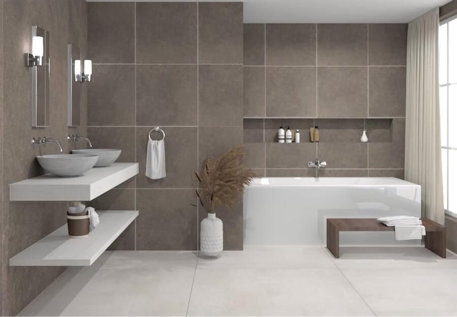 Fondovalle Planeto Vloertegel | 60x60 cm | Gerectificeerd | Natuursteenlook | Mat Grijs - Foto 3