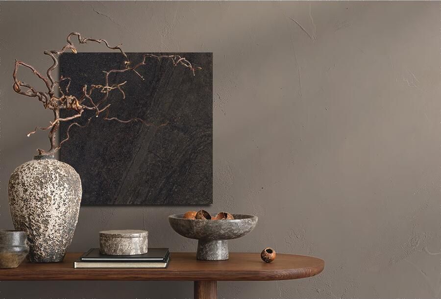 Fondovalle Planeto Vloertegel | 60x60 cm | Gerectificeerd | Natuursteenlook | Mat Zwart - Foto 2