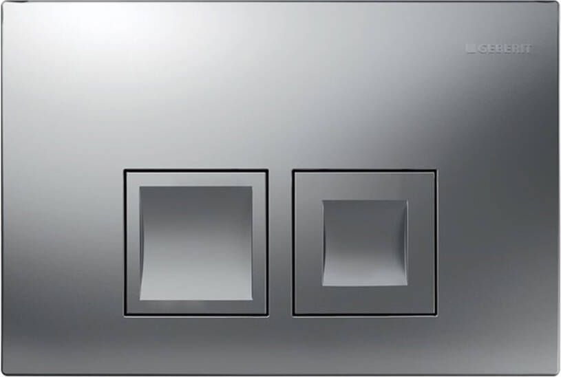 GEBERIT Delta 50 tweeknops mechanische bedieningsplaat spoelsysteem kunststof 164x246x25mm matchroom