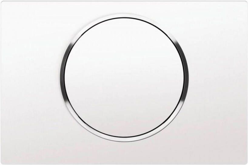 Geberit Sigma 10 bedieningspaneel glans wit chroom voor Sigma reservoirs 8cm (UP720) en 12cm (UP320)