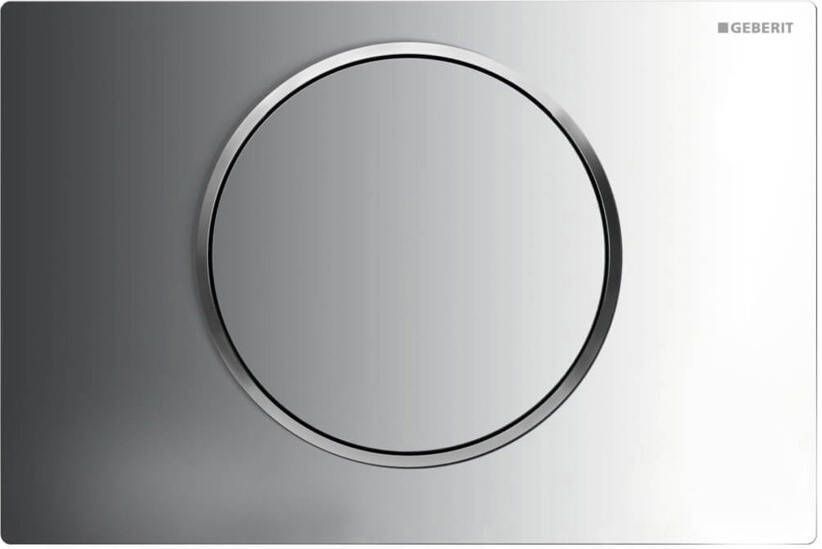 Geberit Sigma 10 bedieningspaneel chroom mat chroom voor Sigma reservoirs 8cm (UP720) en 12cm (UP320)