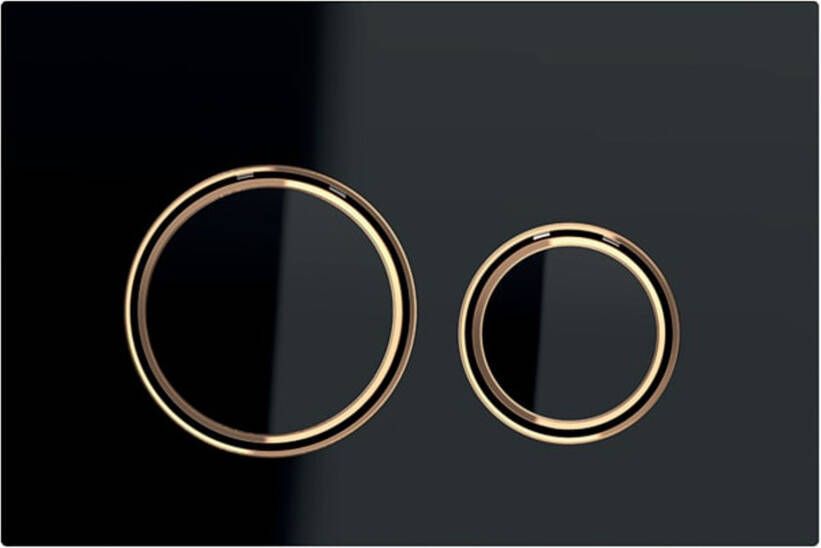 Geberit Sigma 50 (ex Sigma 21) bedieningspaneel rood goud zwart leisteen voor Sigma reservoirs 8cm (UP720) en 12cm (UP320)