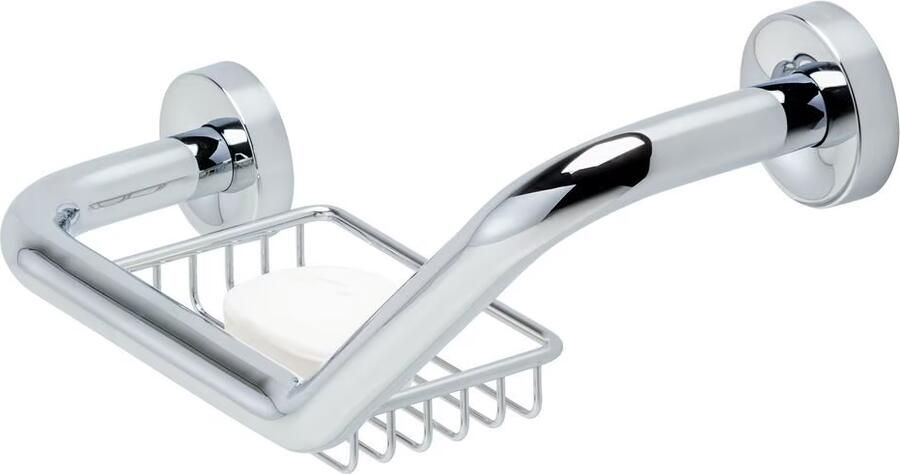 Geesa Badgreep Luna | 40 cm | Met zeephouder | Chroom - Foto 3