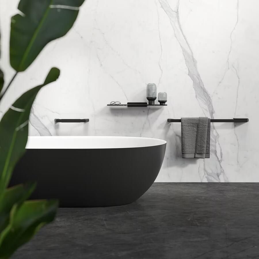 Geesa Badgreep Shift | 30 cm | Zwart