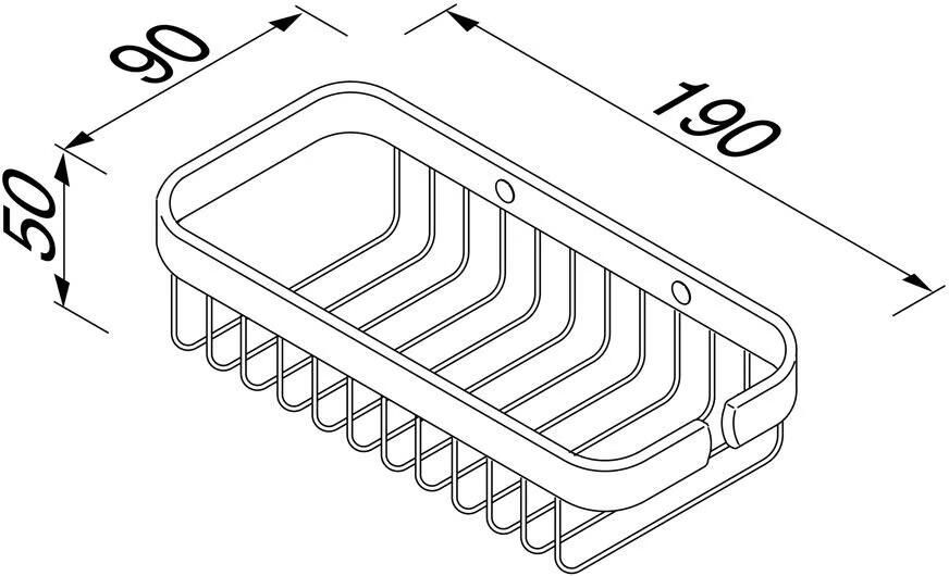 Geesa Douchemand Basket | 19 cm | Chroom - Foto 2