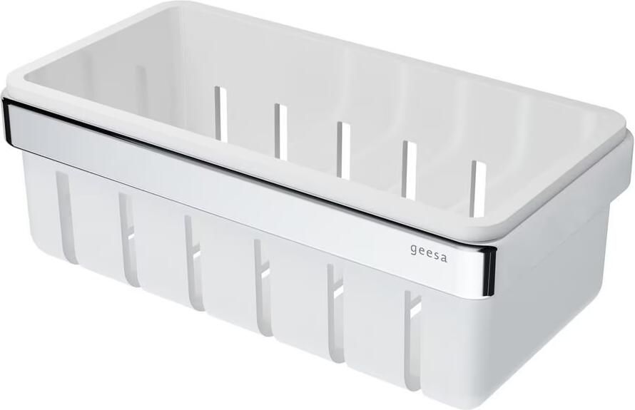 Geesa Douchemand Frame | 16.4 cm | Wit-Chroom - Foto 4