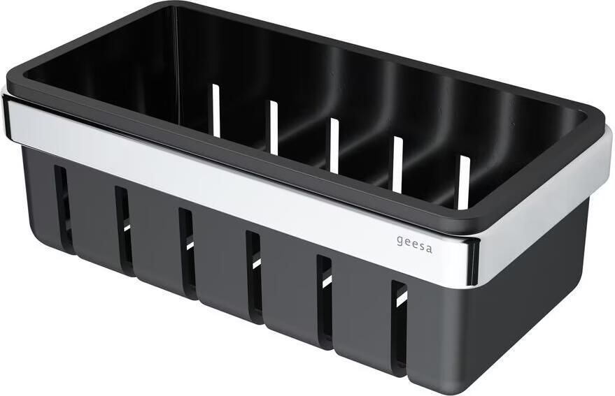 Geesa Douchemand Frame | 16.4 cm | Zwart-Chroom - Foto 3