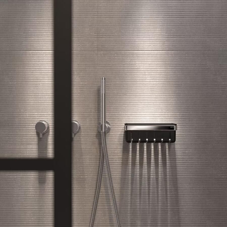 Geesa Douchemand Frame | 16.4 cm | Zwart-Chroom