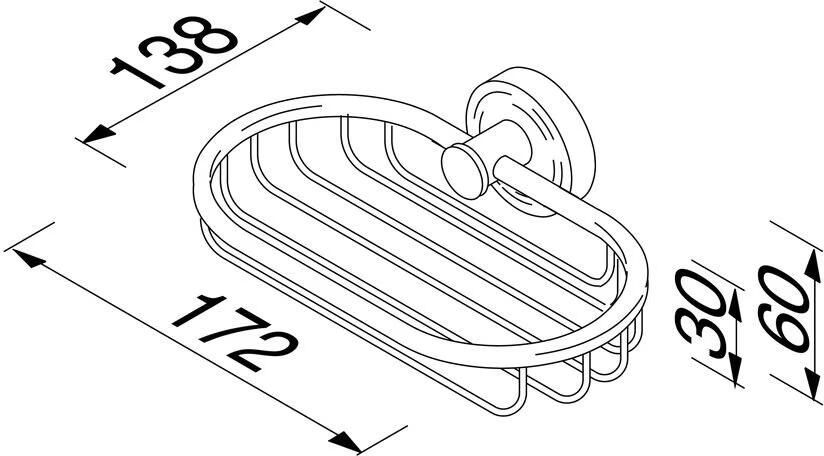 Geesa Douchemand Luna | 17 cm | Chroom - Foto 2