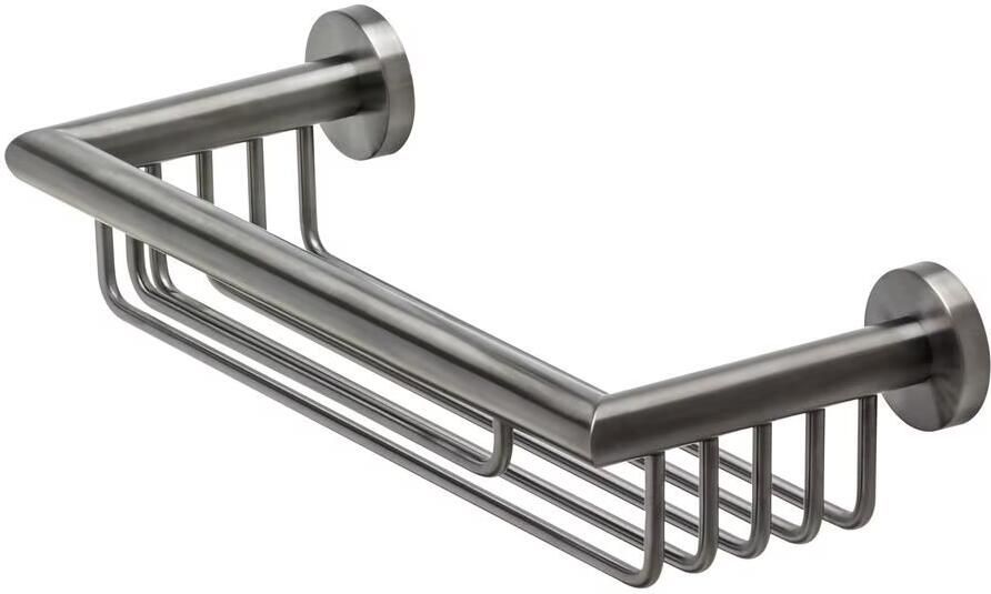 Geesa Douchemand Nemox | 30 cm | Zwart metaal geborsteld - Foto 3