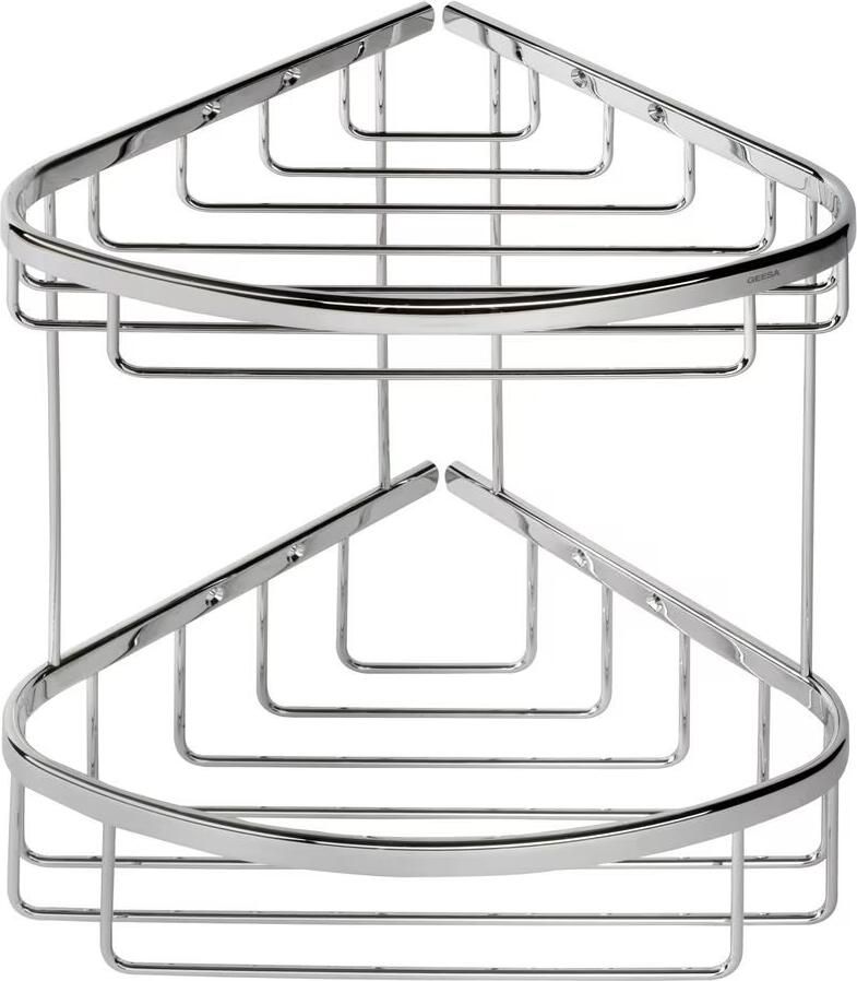 Geesa Doucherek Basket | 27 cm | Hoek dubbel | Chroom
