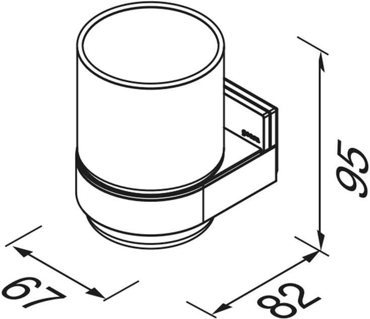 Geesa Glashouder Craft | Met glas | RVS gepolijst - Foto 2